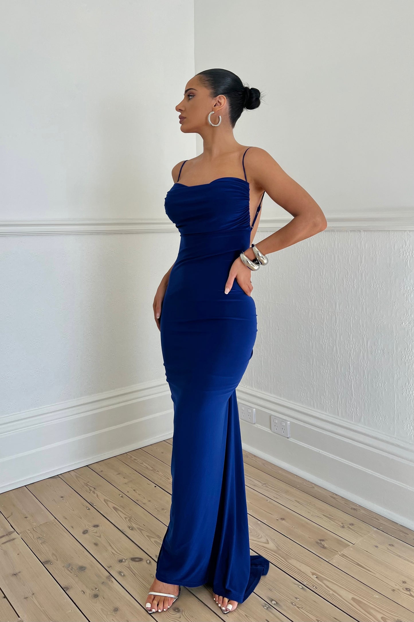 CELINA DRESS - ROYAL BLUE