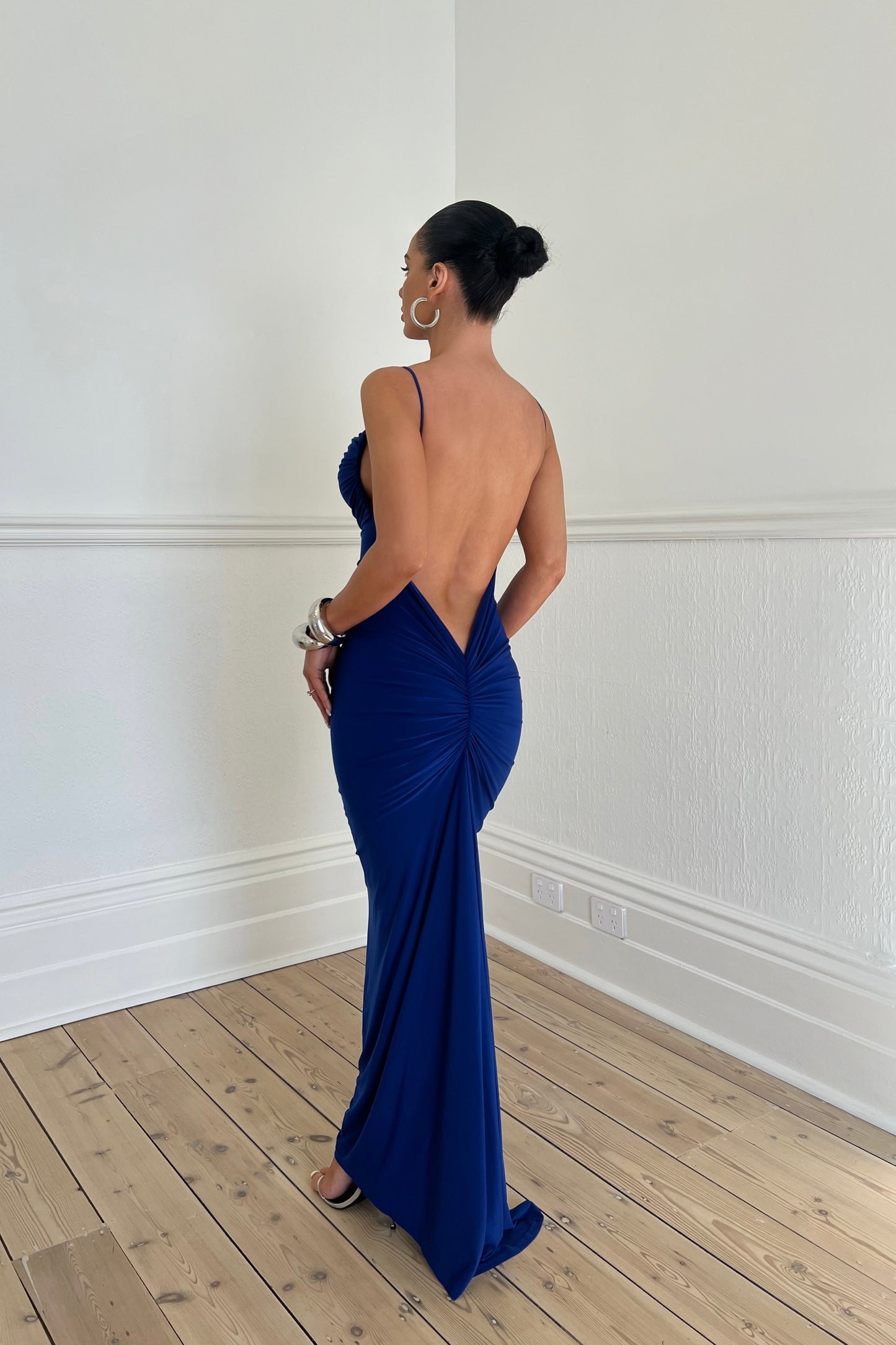 CELINA DRESS - ROYAL BLUE