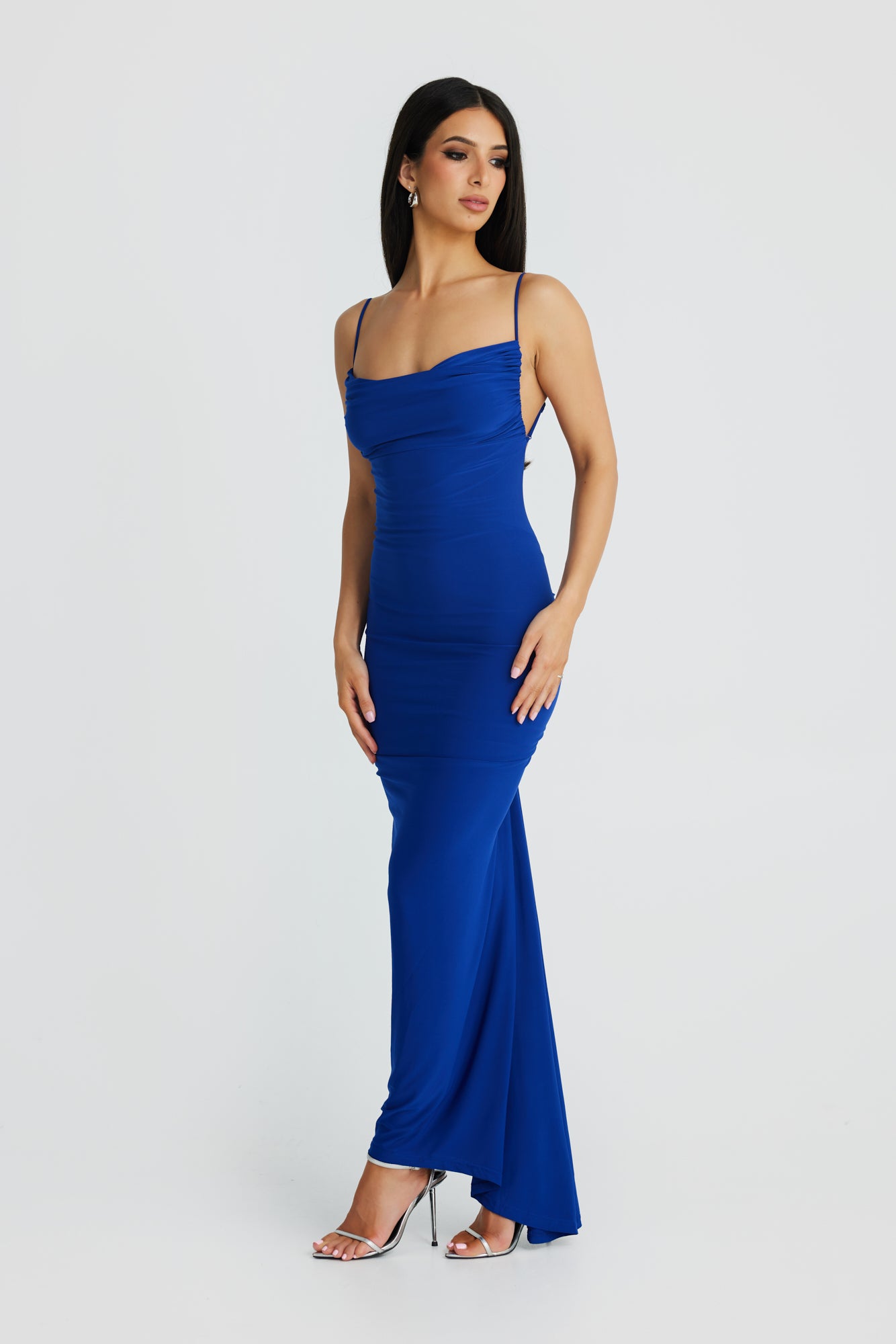 CELINA DRESS - ROYAL BLUE