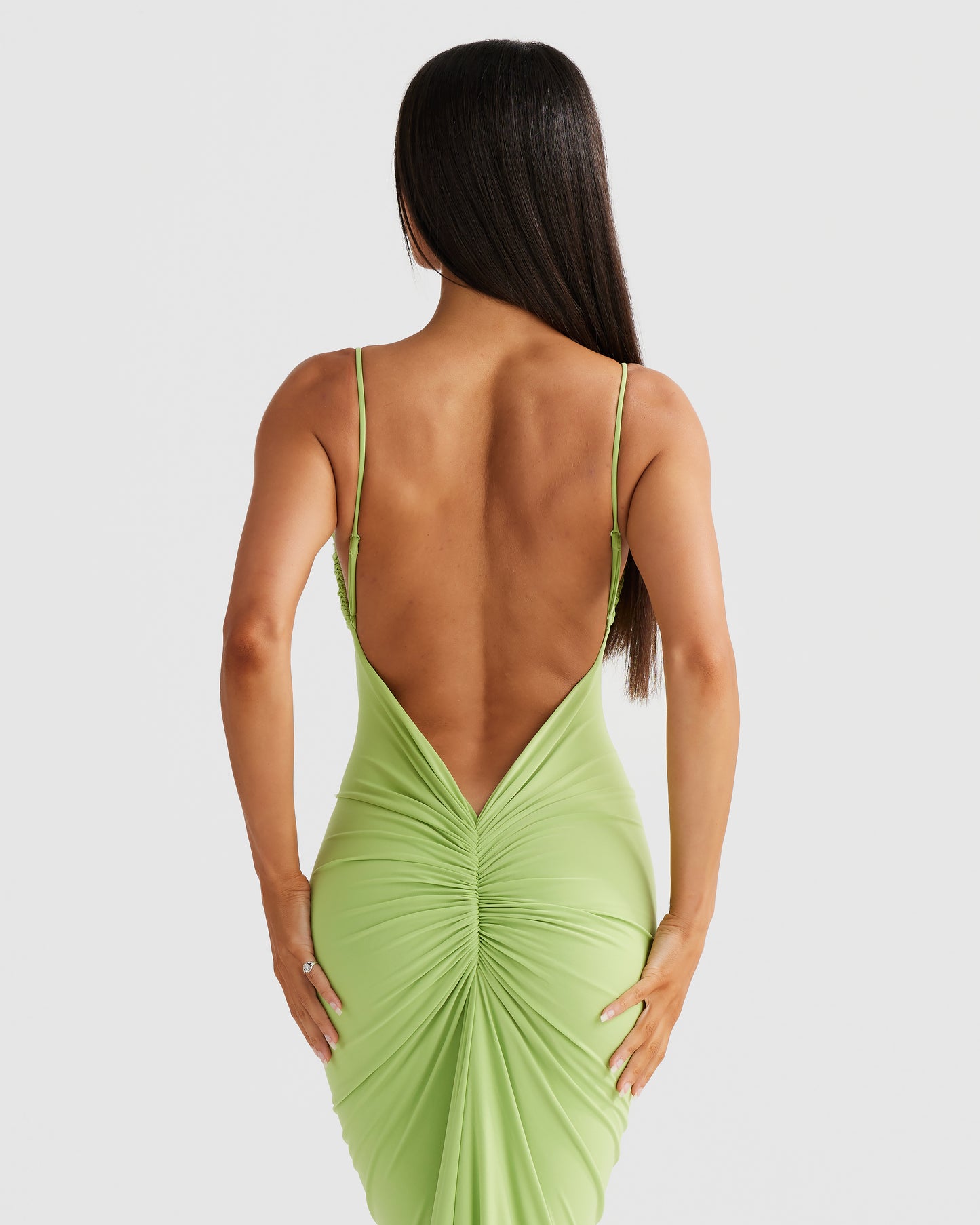 CELINA DRESS - LIME