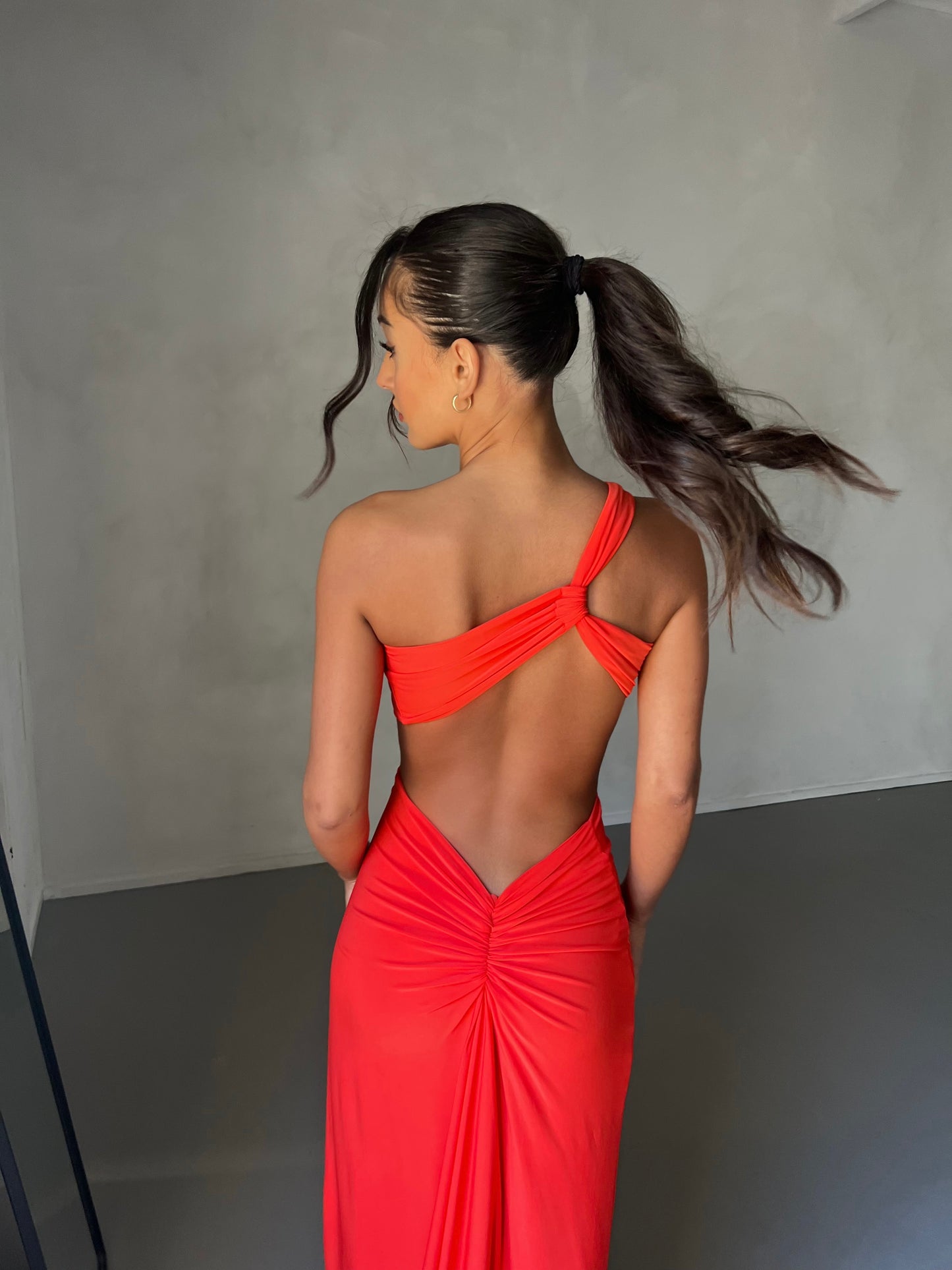 EVE GOWN - TANGERINE