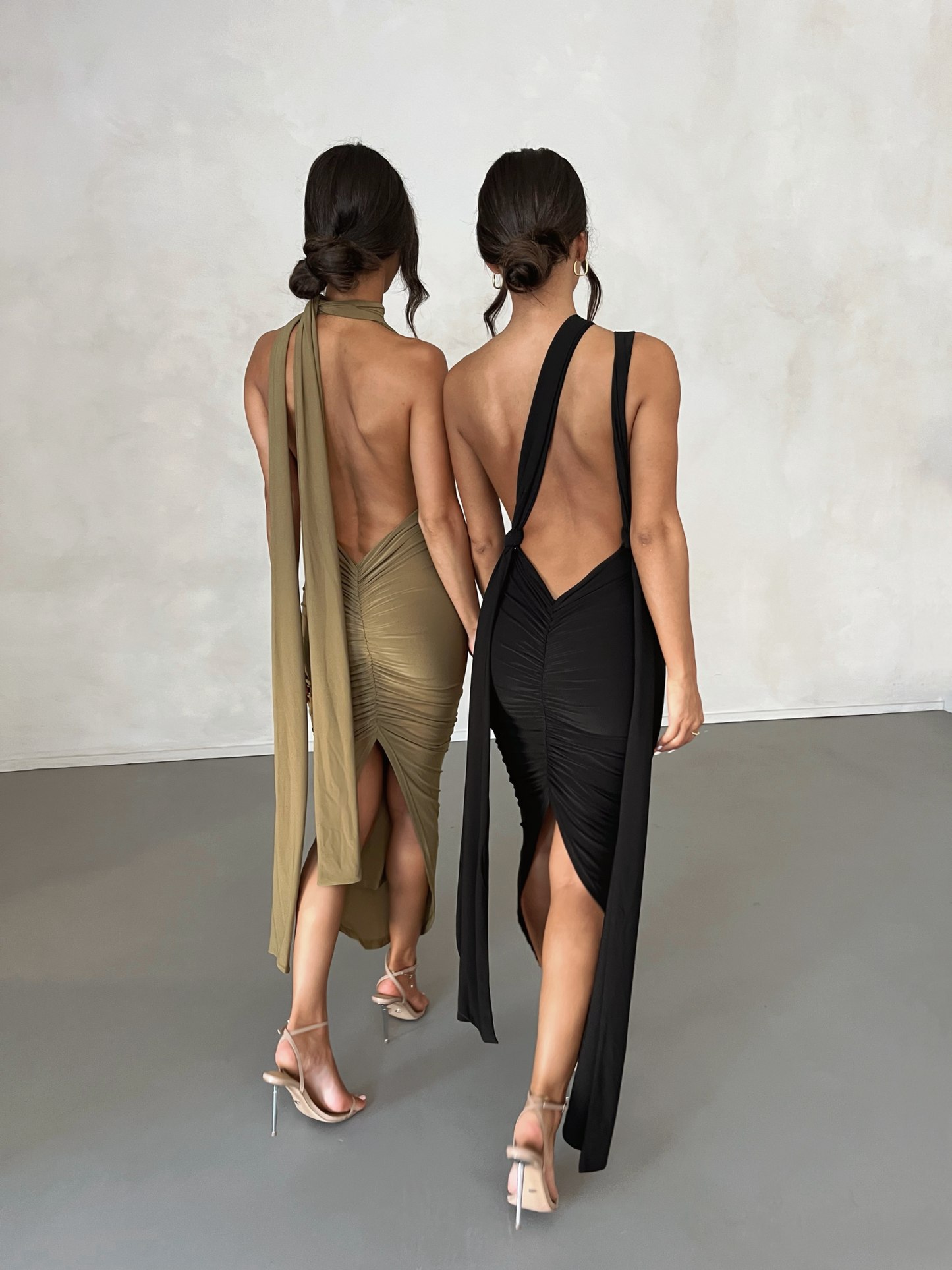 MELROSE MULTI-WAY DRESS - KHAKI