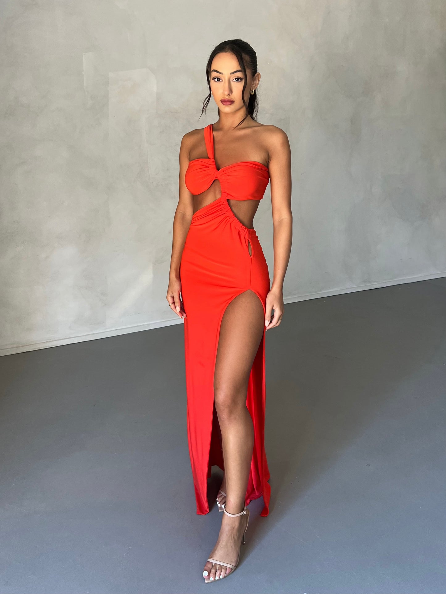 EVE GOWN - TANGERINE