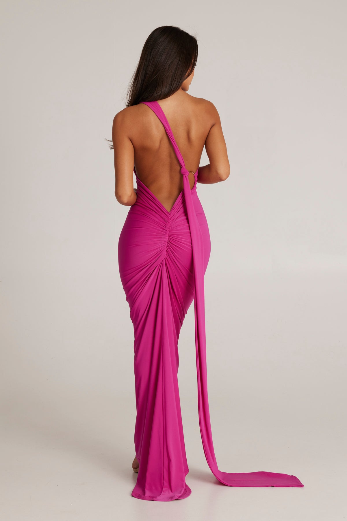 Melani the label deals backless dress pink L