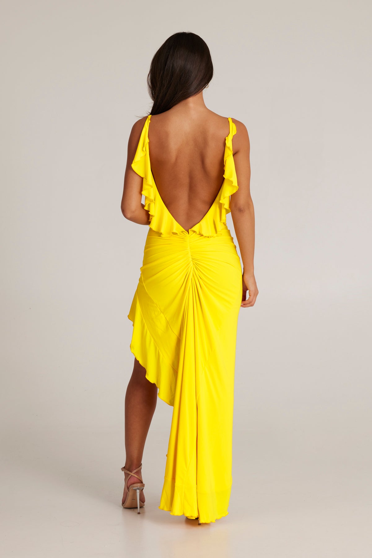 Yellow dress size on sale 20