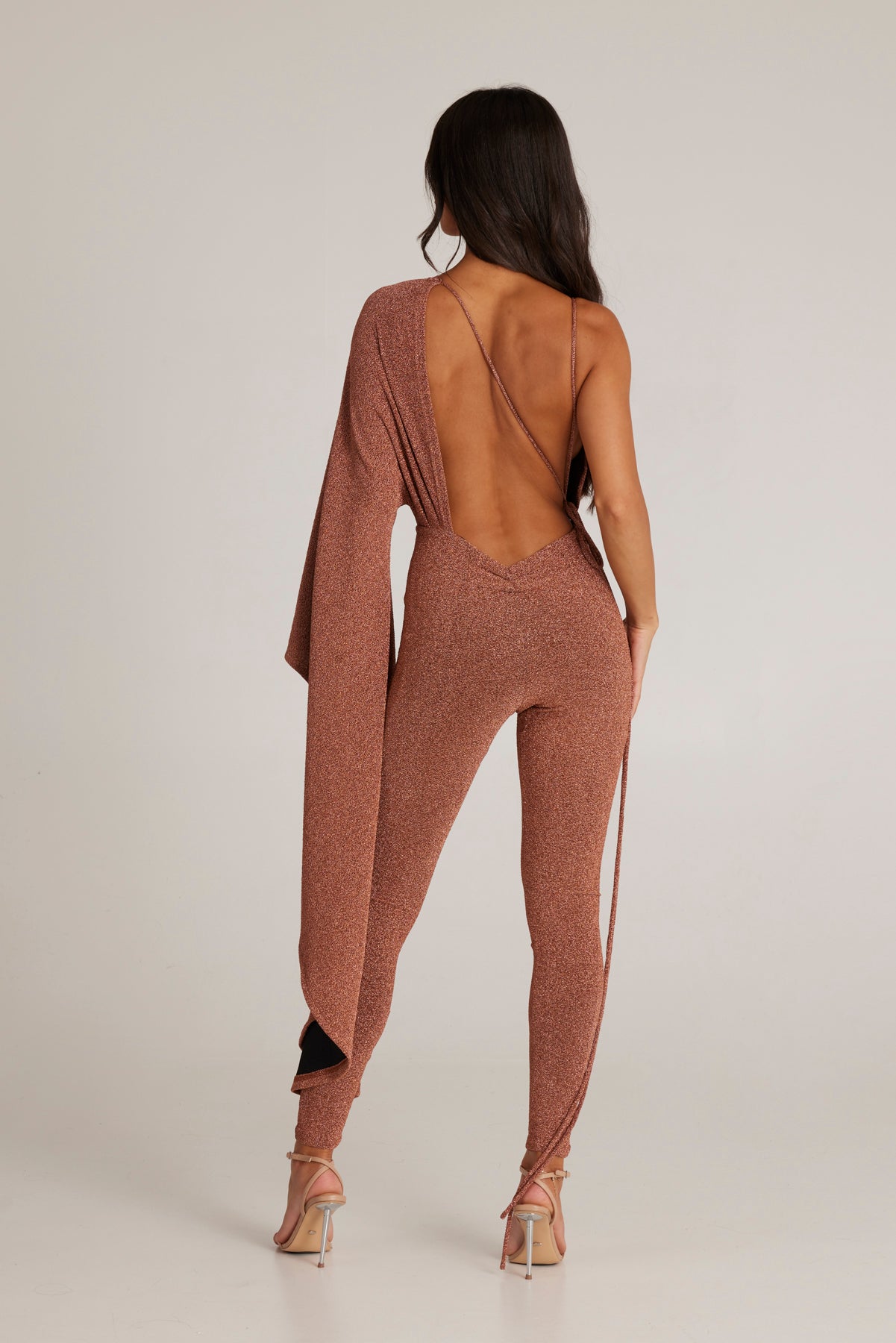 REZI CATSUIT - BRONZE GOLD FOIL