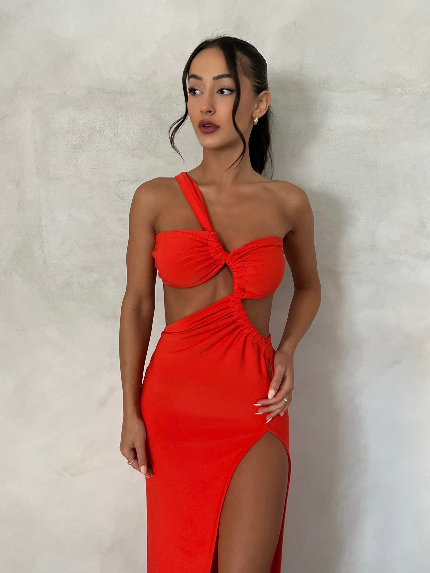 EVE GOWN - TANGERINE
