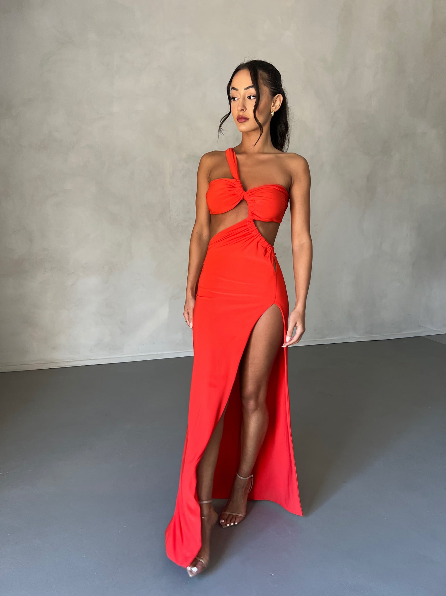 EVE GOWN - TANGERINE