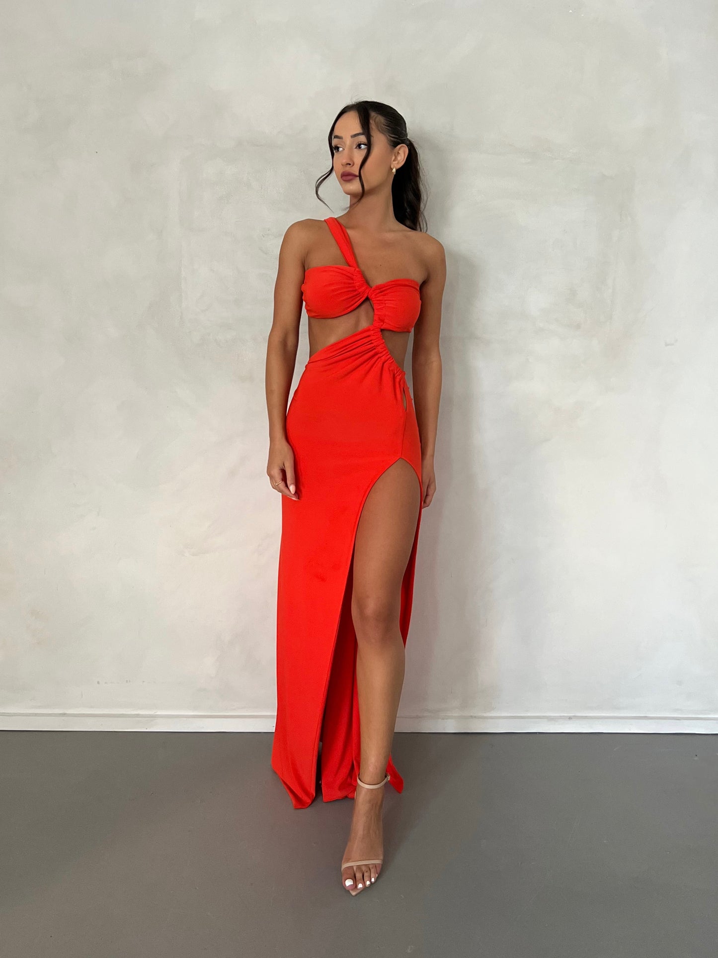 EVE GOWN - TANGERINE