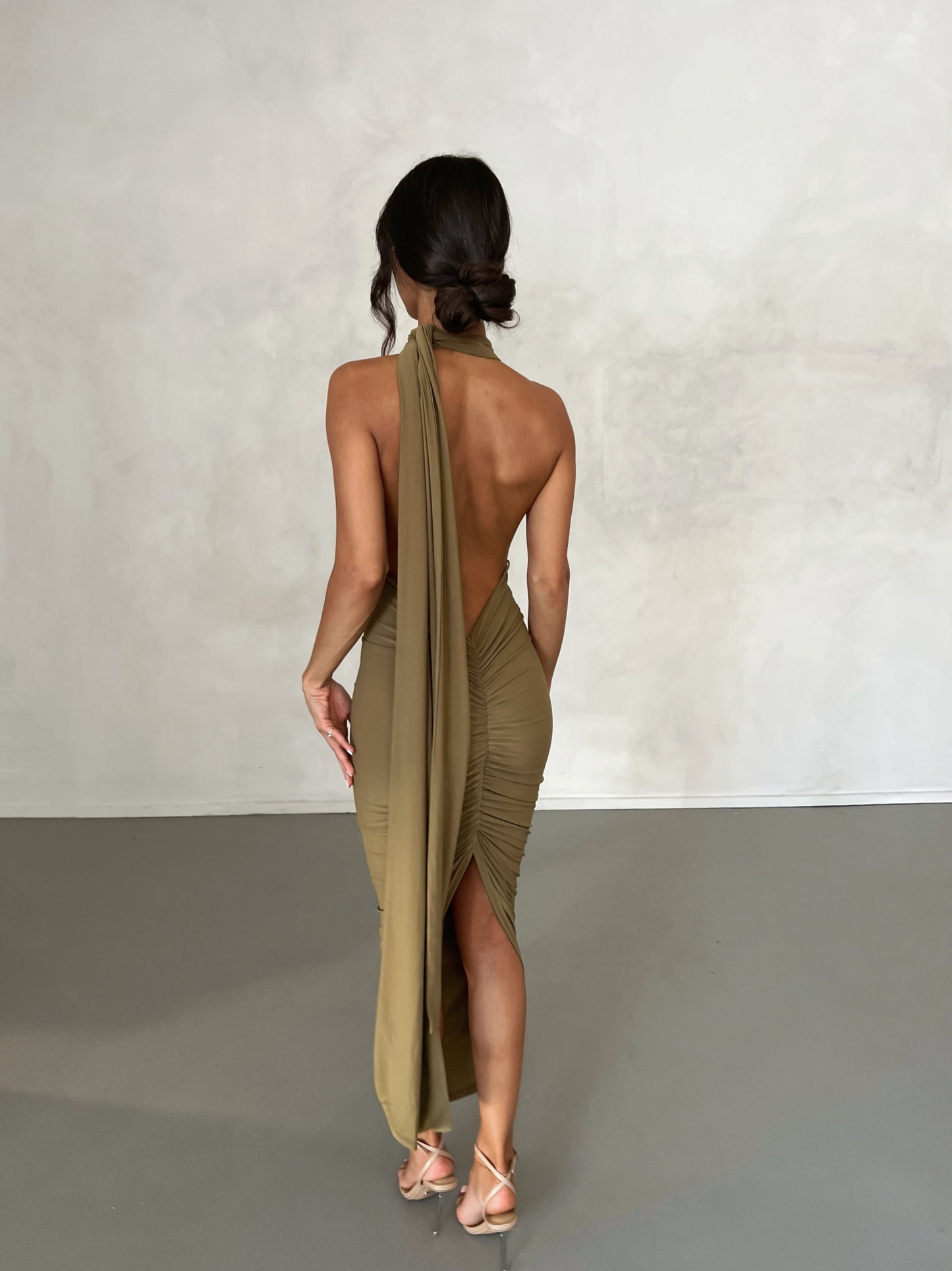 MELROSE MULTI-WAY DRESS - KHAKI