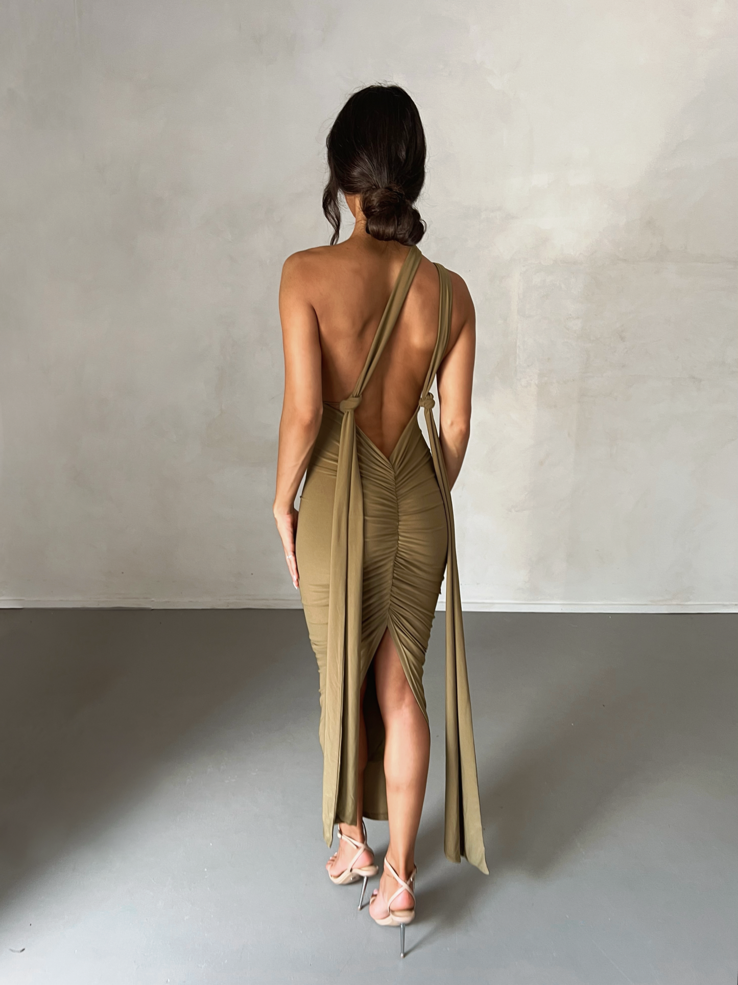 MELROSE MULTI-WAY DRESS - KHAKI