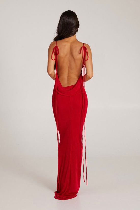 CRISTINA GOWN - RED – Melani the label