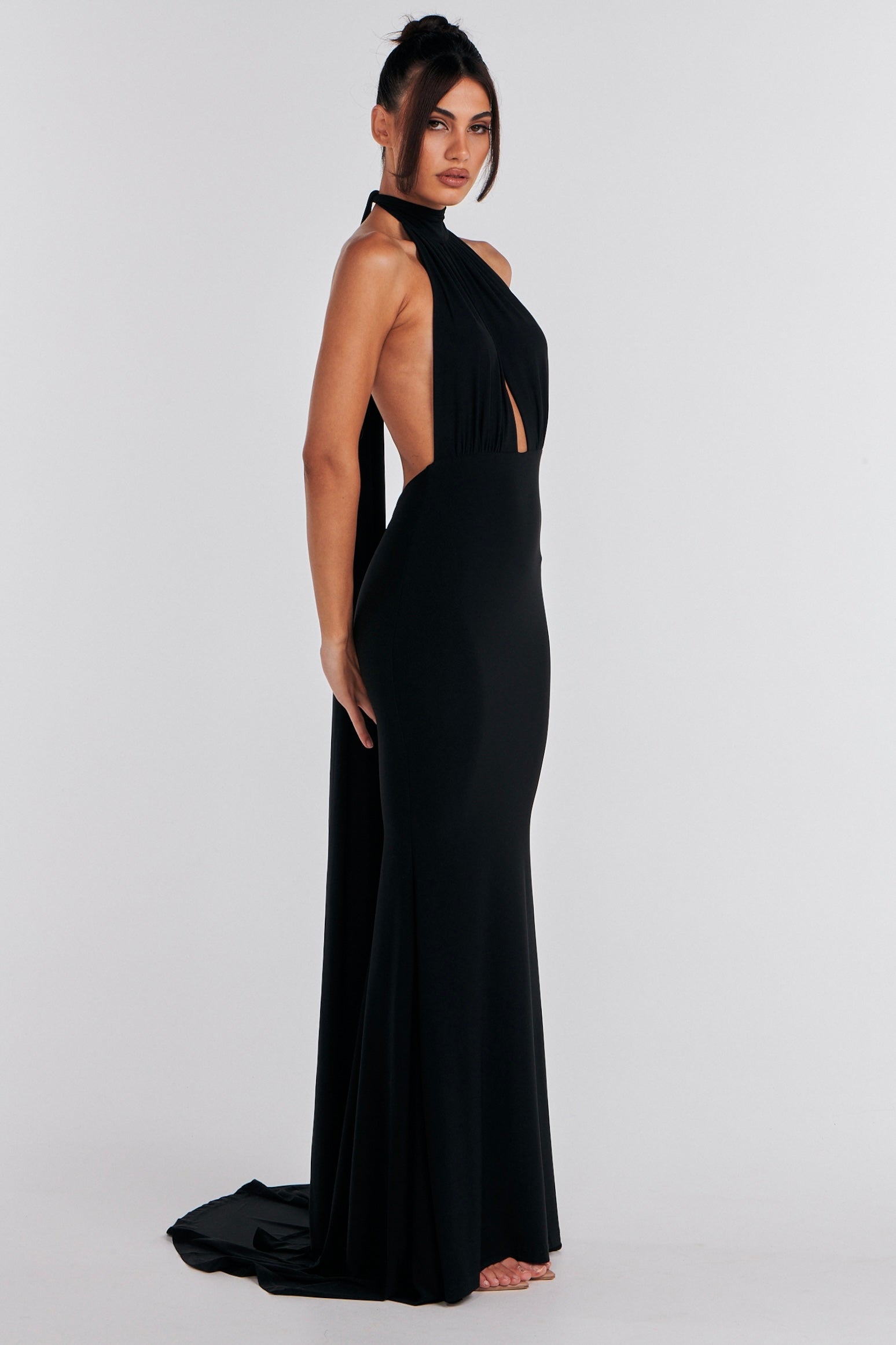 LUCIA GOWN - BLACK
