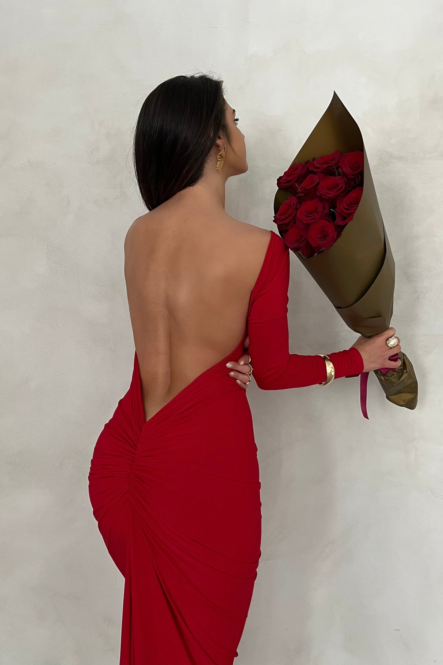 CAMILA DRESS - RED
