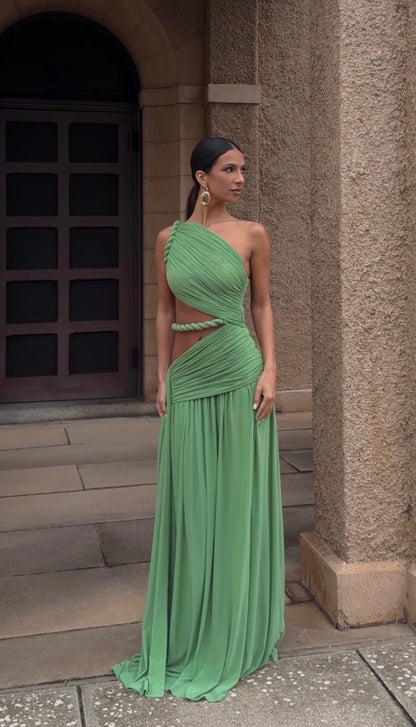 IZALIA GOWN - SAGE