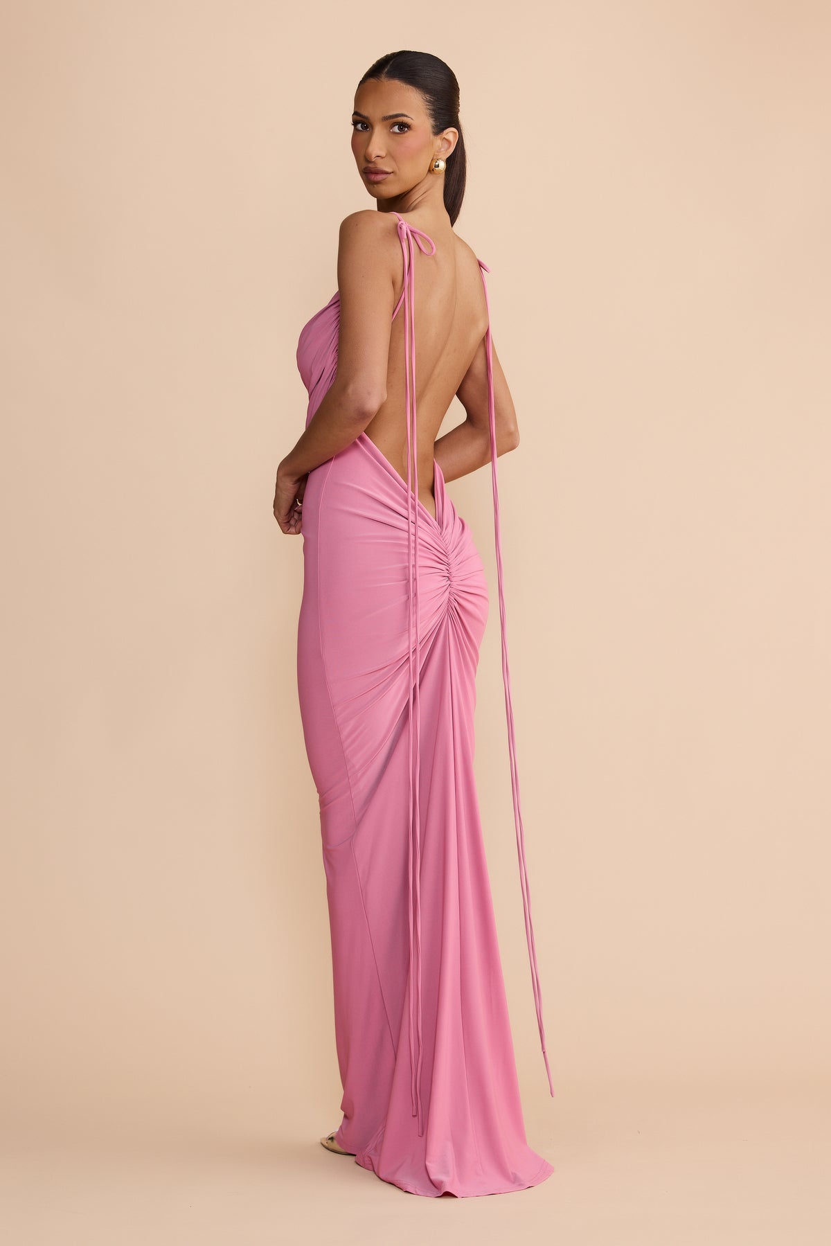 pink backless dress totk MELANI THE LABEL Women's Dresses JIANI The ROBIN Strappy Back Occasion:WEDDING Helsi Linda Sequin Mini Size:2-3 Years