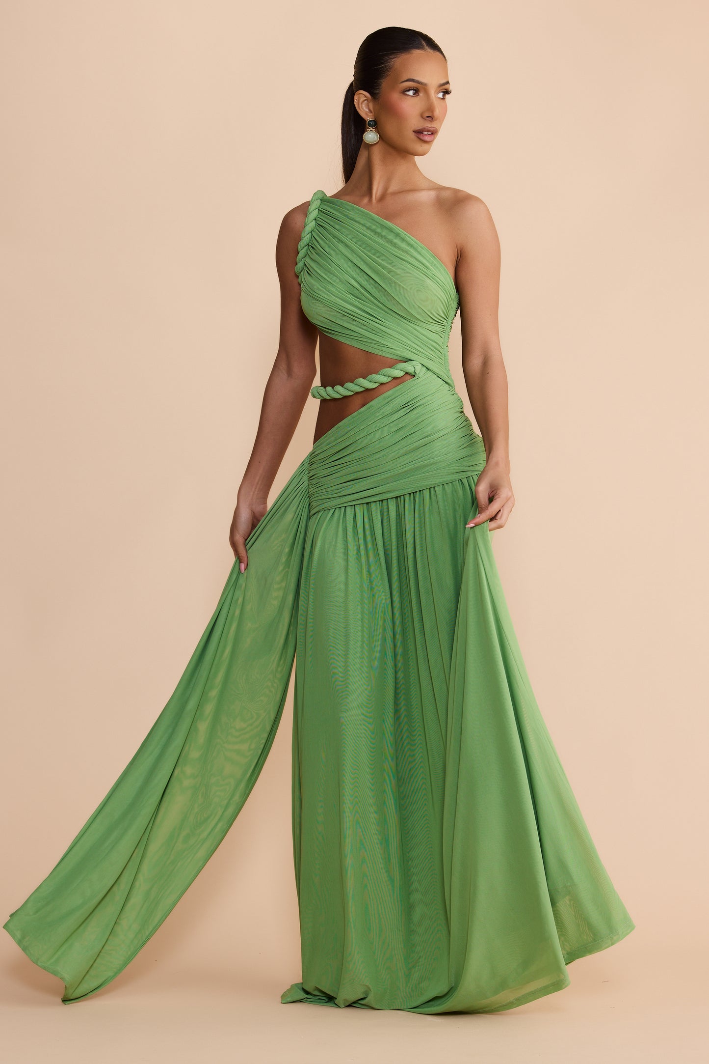 IZALIA GOWN - SAGE
