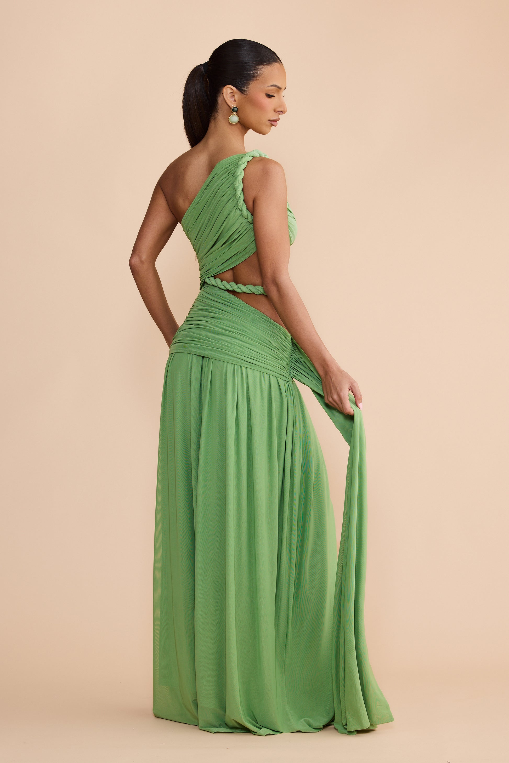 IZALIA GOWN - SAGE