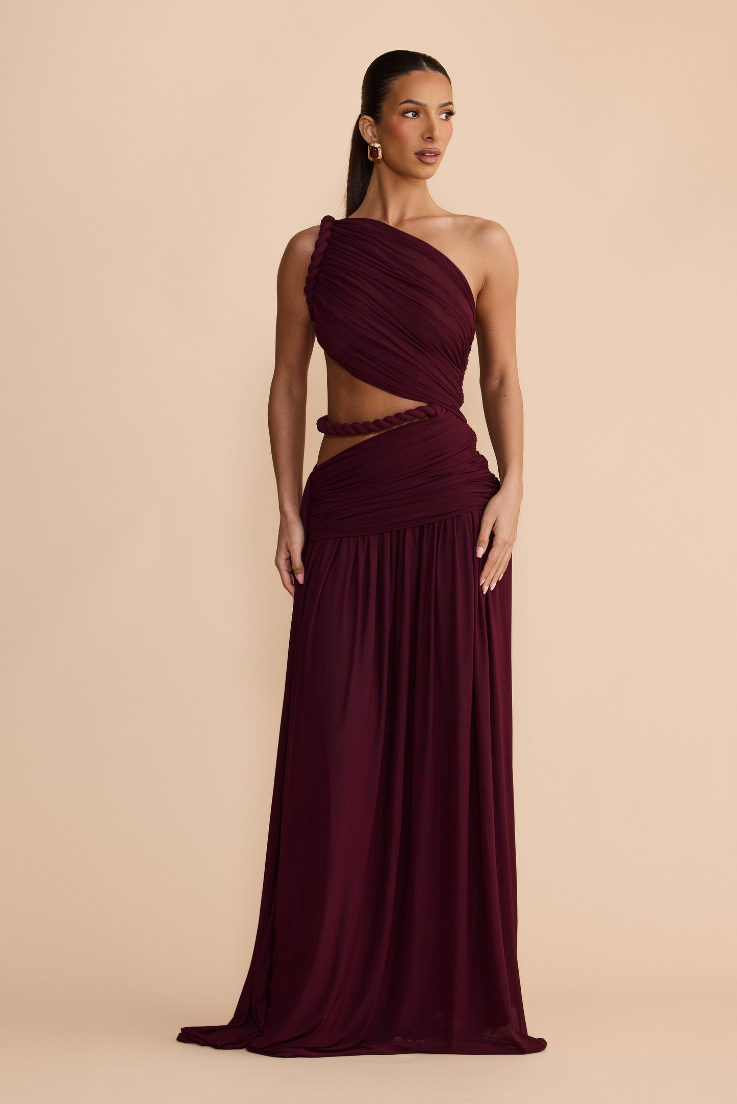 IZALIA GOWN -  PLUM