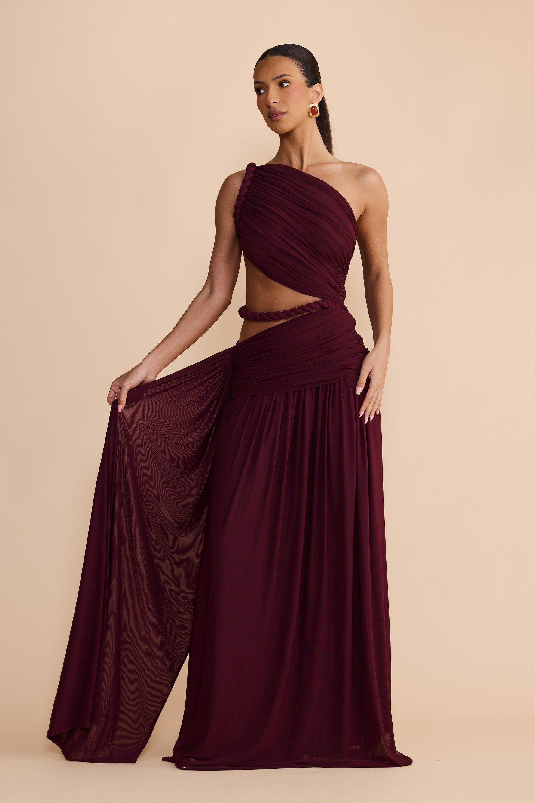 IZALIA GOWN - PLUM