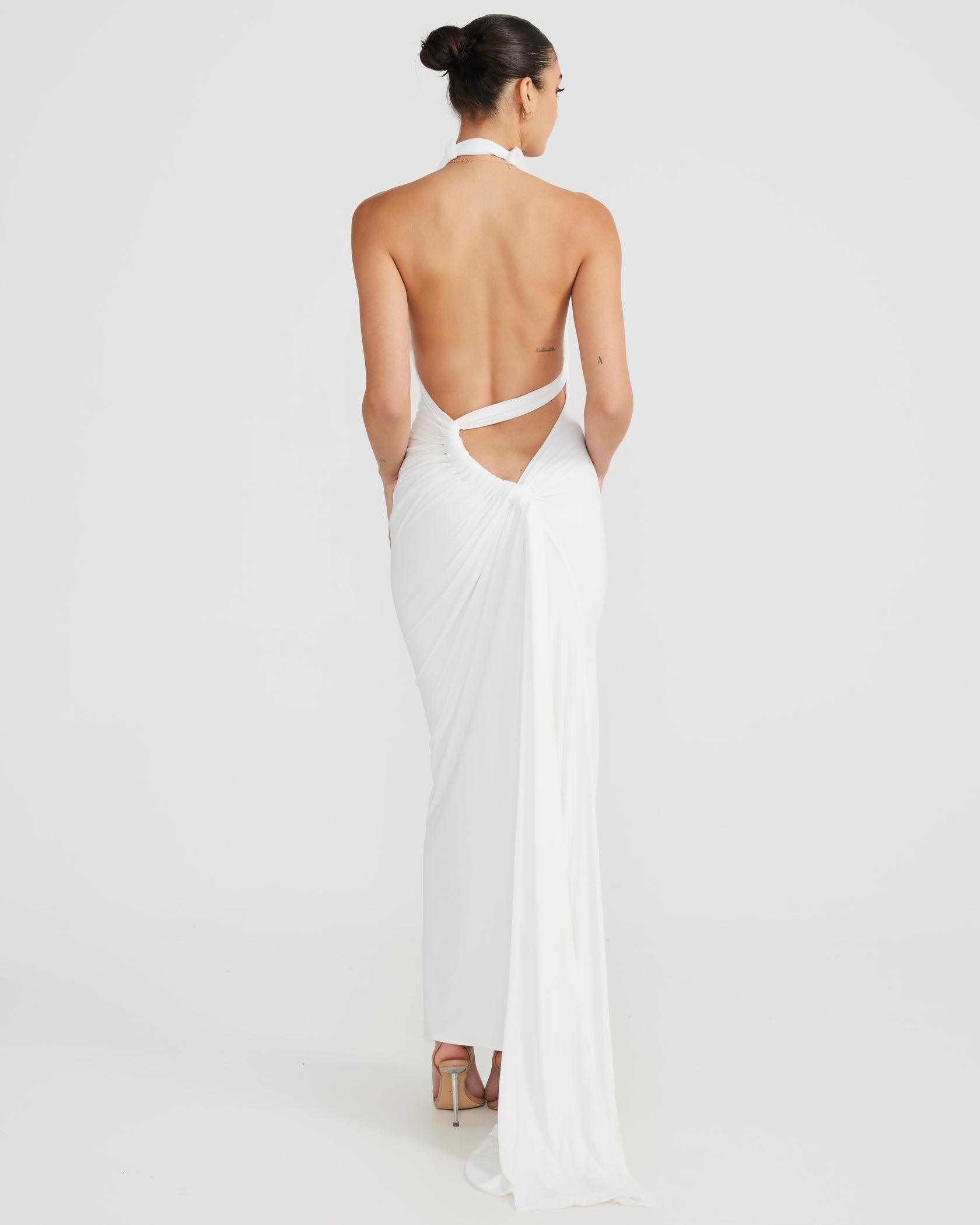 IVANA MULTIWAY GOWN – WHITE – Melani the label