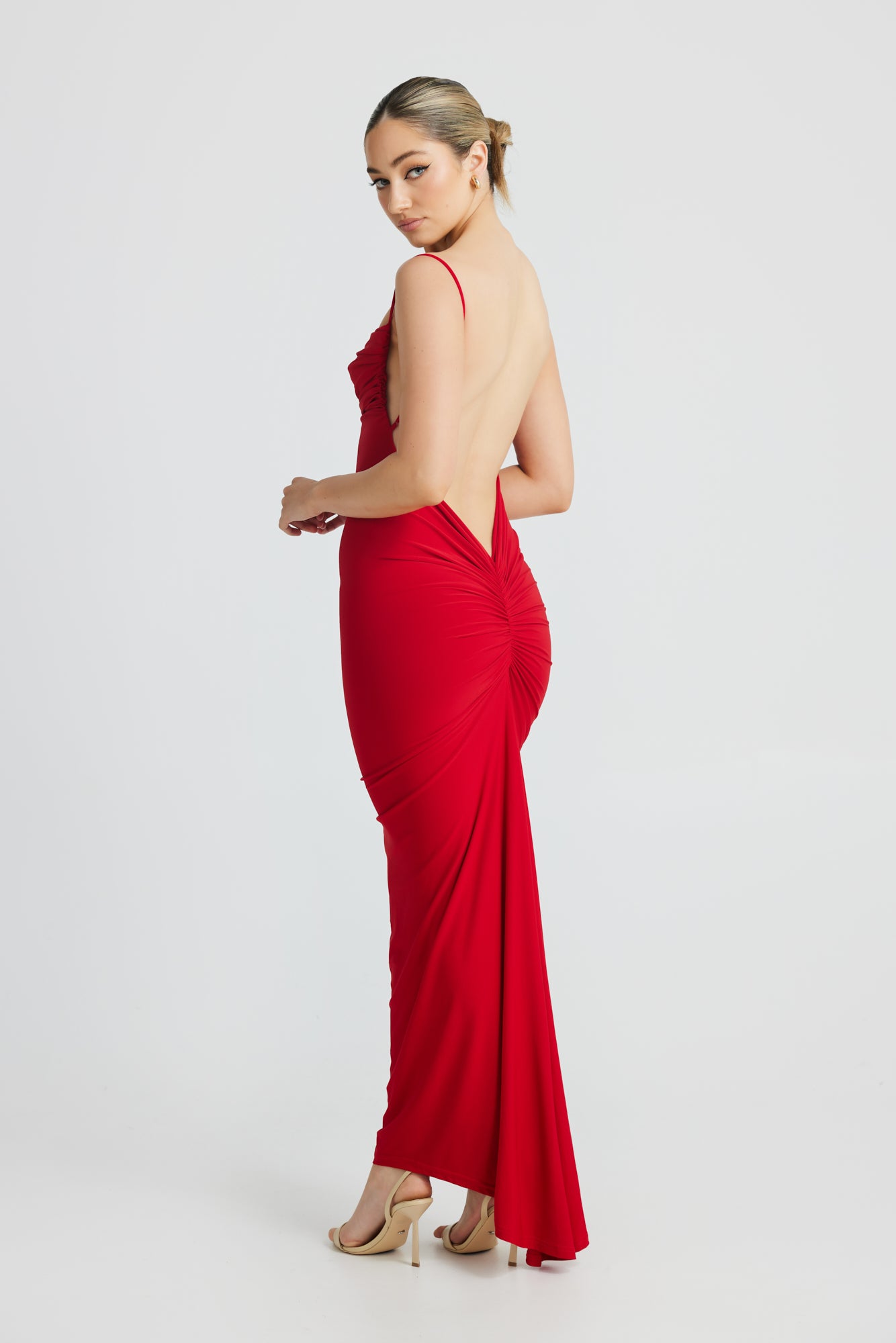 CELINA DRESS - RED