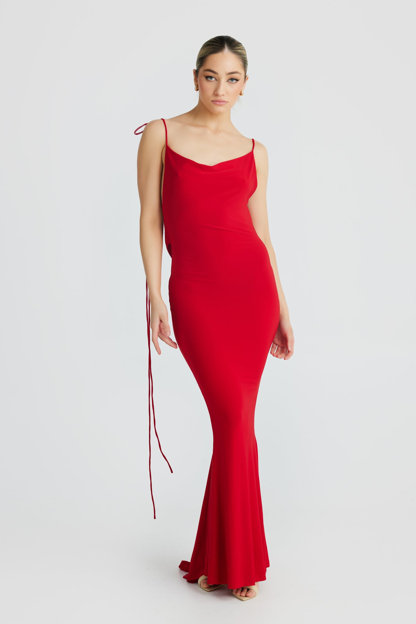 CRISTINA MERMAID GOWN - RED