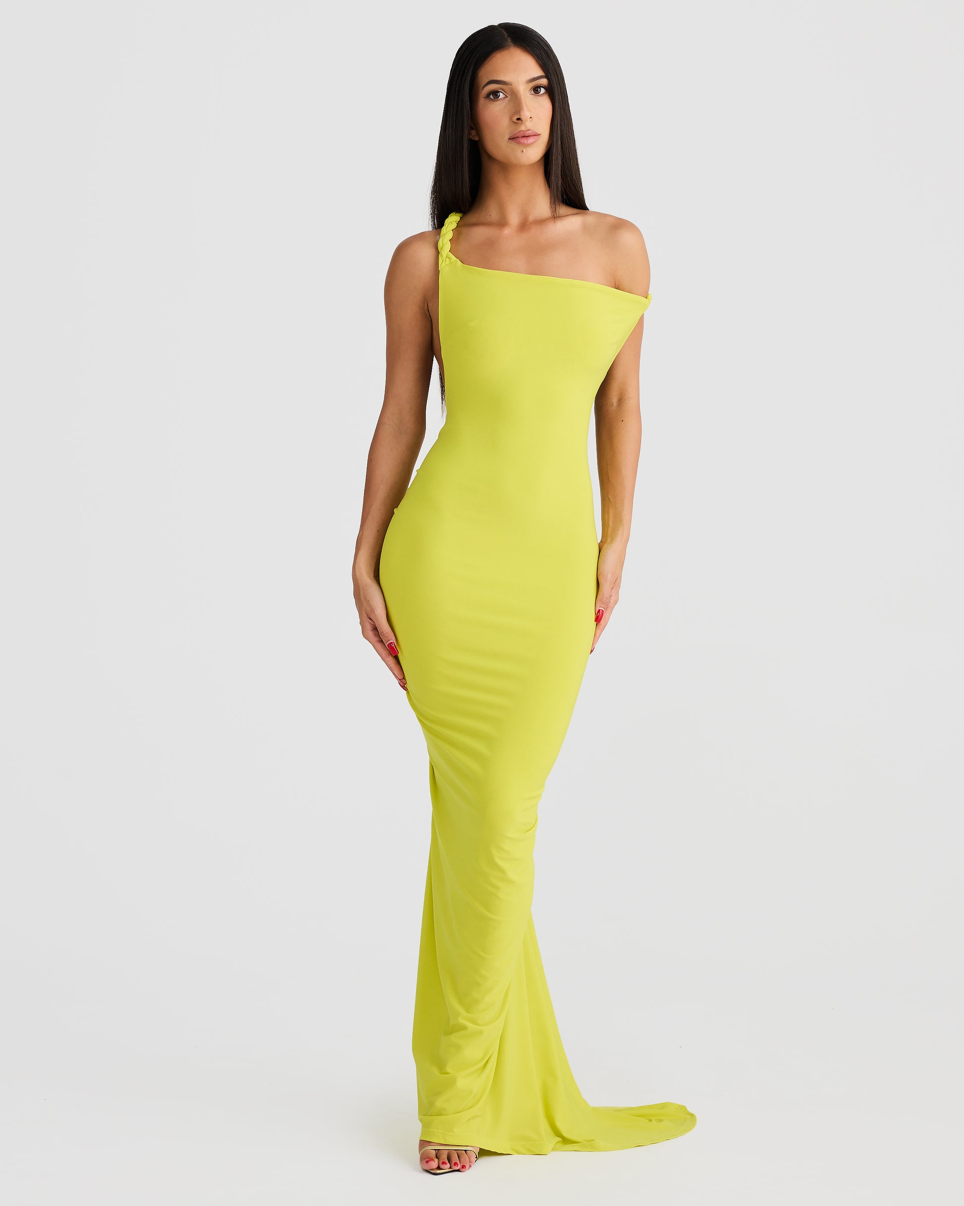 MULTI-WAY MAIA GOWN - CHARTREUSE