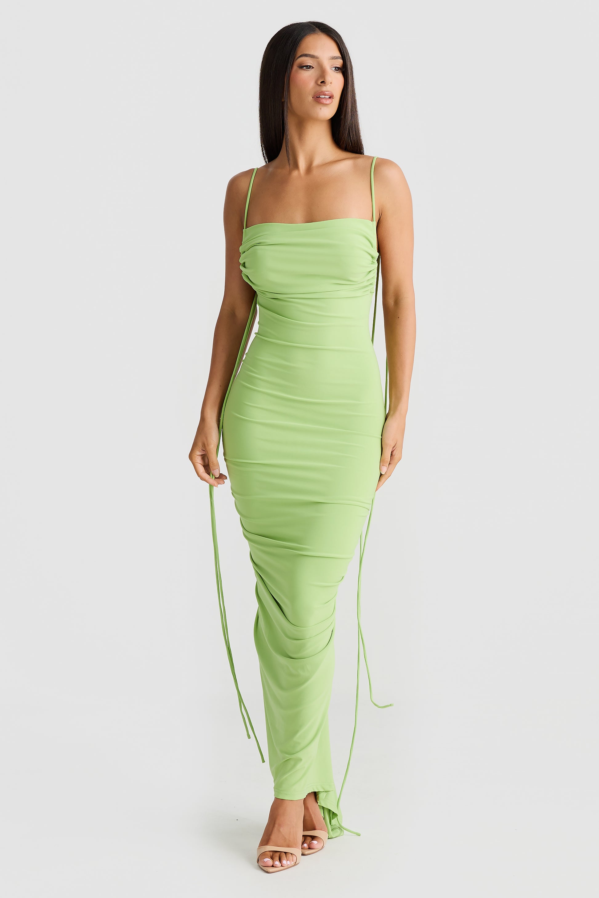 Melani Cleo Dress - Lime | JAUS Large / Lime Melani Cleo Dress - Lime | JAUS Large / Lime