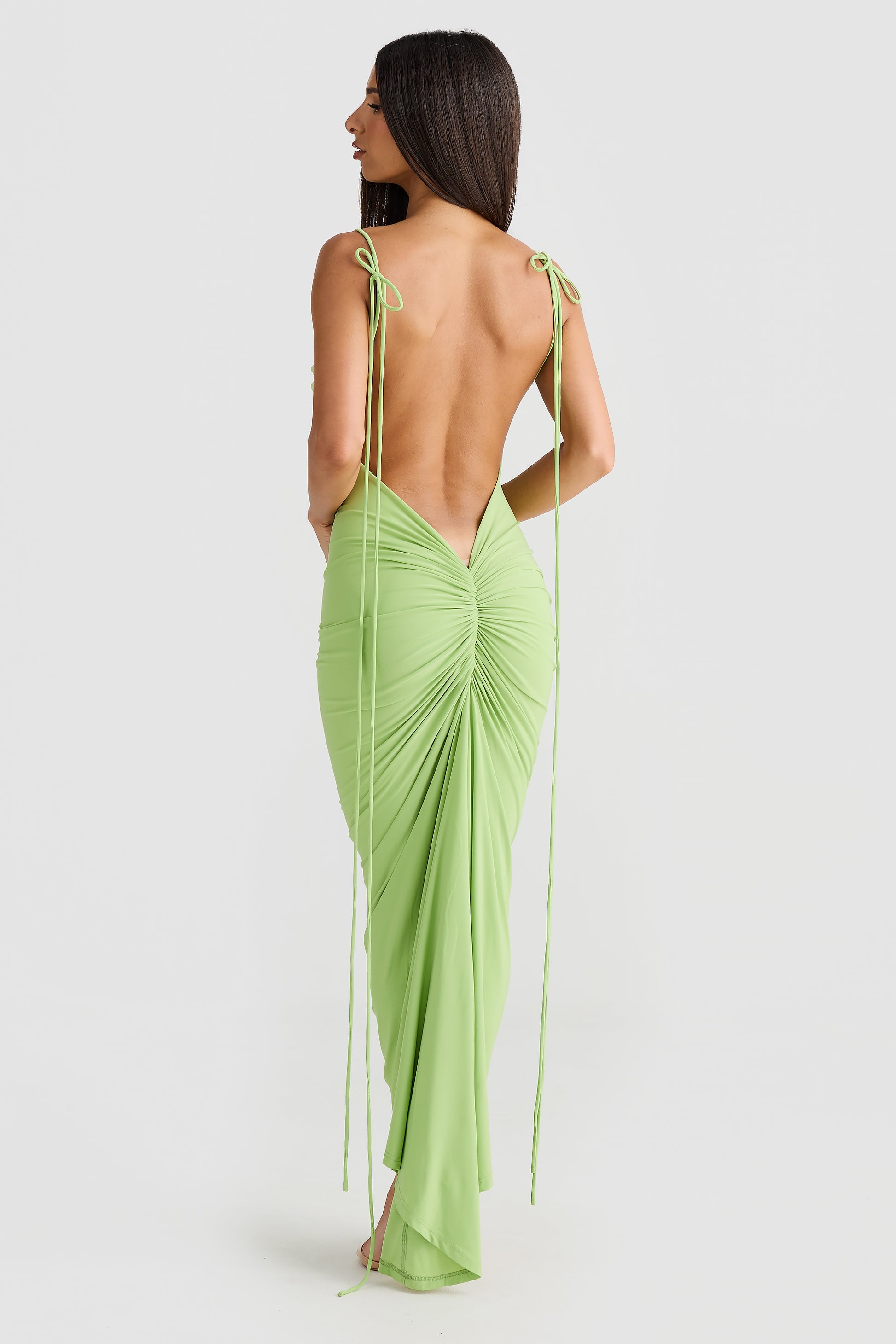 Melani Olivia Dress - Lime | JAUS Large / Lime Melani Olivia Dress - Lime | JAUS Large / Lime